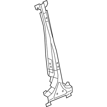 Mopar 68506621AA Center Pillar Reinforcement, Driver Side