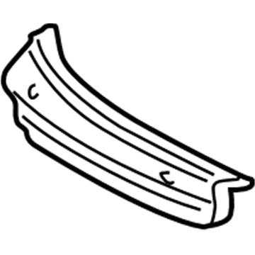 Mopar 4805014AD Cowl Grille, Passenger Side