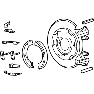 Dodge 68466362AA Brake Assembly