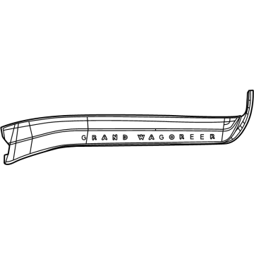 Jeep 7HZ93AAAAA Upper Dash Panel