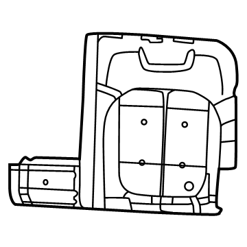 2022 Jeep Grand Cherokee L Seat Cushion - 68376071AD