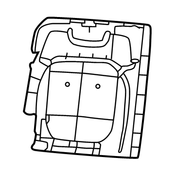 2022 Jeep Grand Cherokee L Seat Cushion - 68376070AD