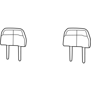 Mopar 6PL751T3AG Headrest, Outer, Beige/Black