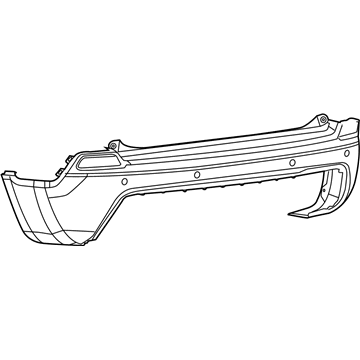 2020 Jeep Cherokee Bumper - 68407957AA