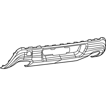 Mopar 68408071AA Valance Panel, Rear