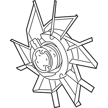 Dodge Ram 2500 Cooling Fan Assembly - 5080646AA