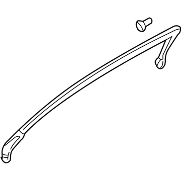 Mopar MR341828 Upper Weatherstrip, Front Passenger Side