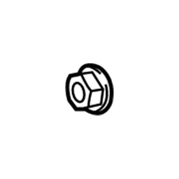 Jeep 6106121AA Check Strap Nut