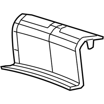 Mopar 1WW25DX9AC Rear Trunk Trim, Lower