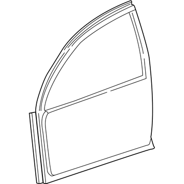Mopar 5003227AG Door Shell, Front Driver Side