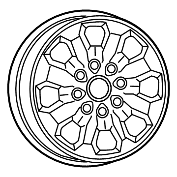 Ram 6MH99RXFAA Wheel, Alloy