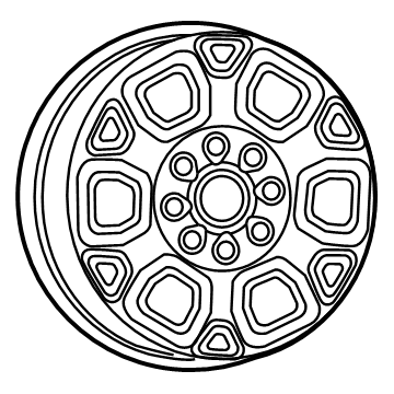 Ram Spare Wheel - 6MS02AAAAA