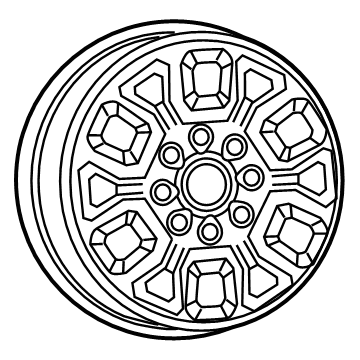 Ram 2500 Spare Wheel - 6MS031UWAA