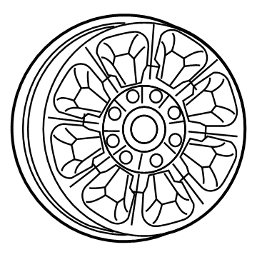 2020 Ram 3500 Spare Wheel - 6MS041AUAA