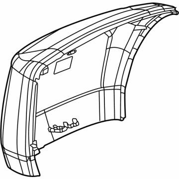 Mopar 68541284AA Cap, Silver, Front Passenger Side