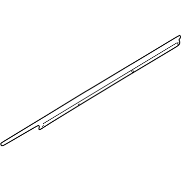 Mopar 4724461AD Belt Molding, Front Driver Side