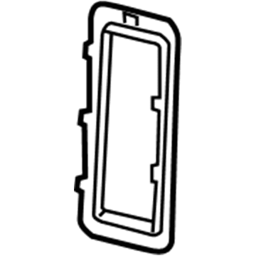 Mopar 5LJ80DX9AA Bezel, Beige/Gray, Rear