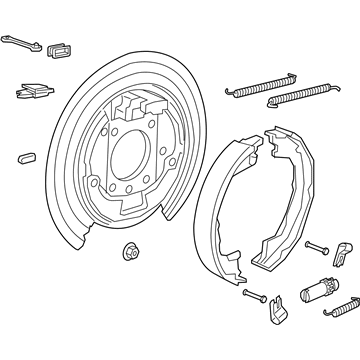 Jeep 68340238AA Backing Plate
