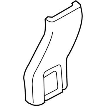 Mopar 5UX45LXHAA Rear Trim Panel, Black
