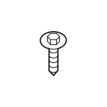 Ram 6513475AA Headlamp Assembly Screw