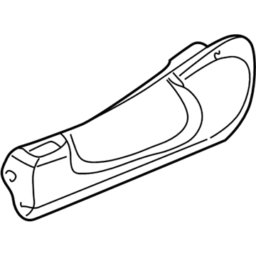 Mopar ZH871D1AA Outer Cover, Driver Side