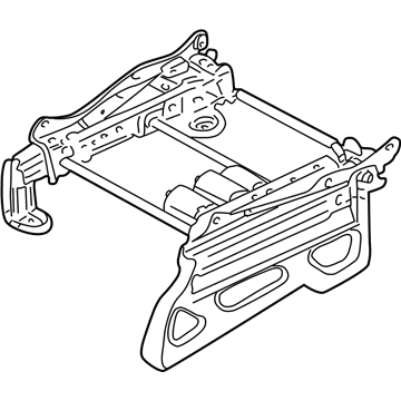 Mopar WZ34XDHAA Seat Adjuster, Slate Gray, Passenger Side