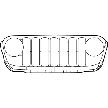 Jeep Wrangler Grille - 68370848AC