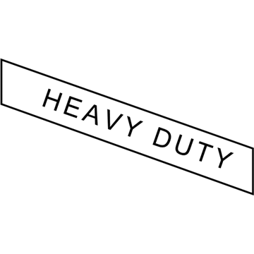 Mopar 55077671AA Nameplate, Rear
