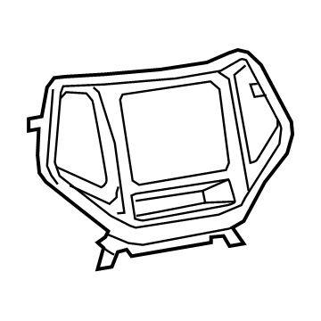 Mopar 6AS061Z6AB Center Bezel
