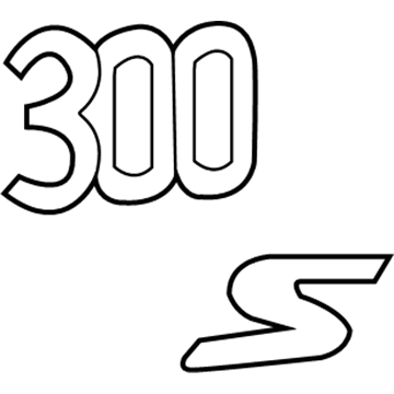 Mopar 68231320AB Nameplate, Rear