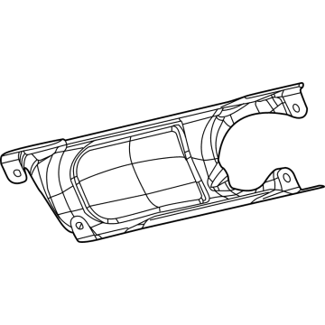 2022 Jeep Grand Cherokee L Exhaust Heat Shield - 68480064AA