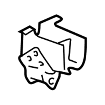 Mopar 55347041AC Mount Support, Passenger Side