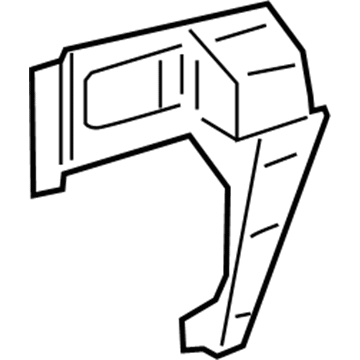 Mopar 5182269AD Side Bracket, Rear Driver Side