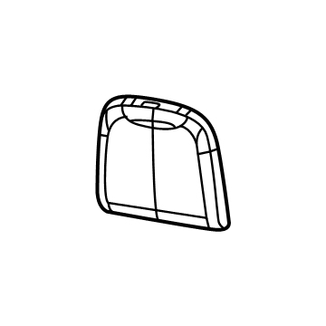 Jeep 6AA70TX7AC Headrest, Outer