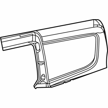 Mopar 68267187AA Upper Side Panel, Rear Outer Driver Side
