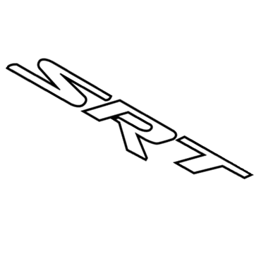 Mopar 68200498AB Nameplate, Rear