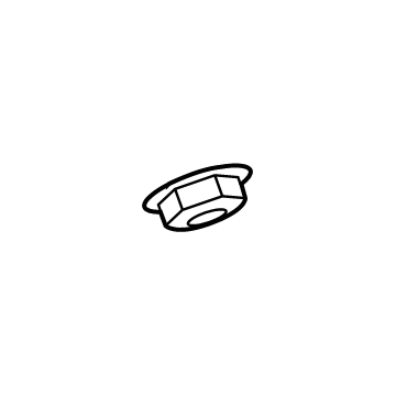 Ram 6505316AA Heat Shield Nut