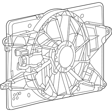 Jeep 68437465AB Fan Module