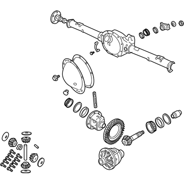 Mopar 5103102AF Axle Assembly, Rear