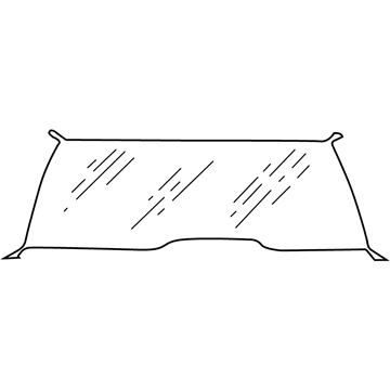 Mopar 5020776AC Lift Gate Glass, Rear