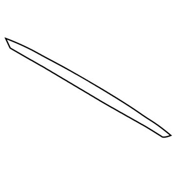 Mopar 4860558AB Glass Molding, Rear Upper