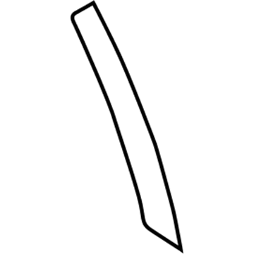 Mopar 4860556AC Glass Molding, Rear Passenger Side