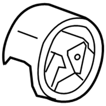 Mopar 5085507AB Rear Mount, Lower