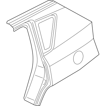 Mopar 68001972AF Quarter Panel, Rear Outer Passenger Side