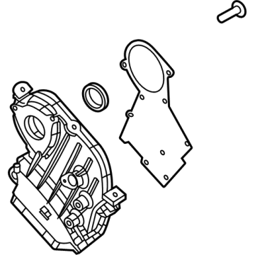 Mopar 68490090AA Front Cover, Upper Driver Side