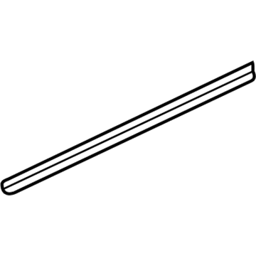 Mopar 55396704AF Belt Molding, Rear Passenger Side