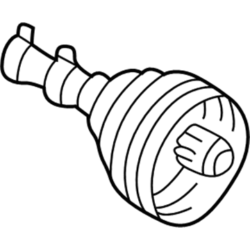 Mopar MR446049 Inner Boot, Front Driver Side