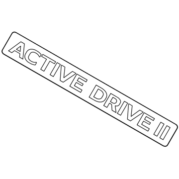 Mopar 68232241AB Nameplate, Rear
