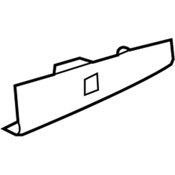 Mopar 5HS84XDBAD Switch Bezel, Rear Passenger Side