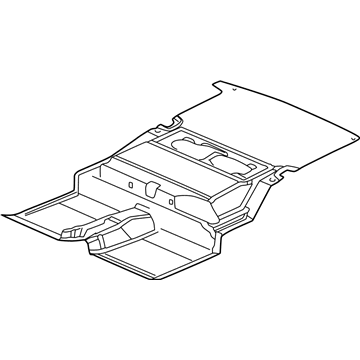Mopar RK03WL8AH Carpet, Taupe, Rear